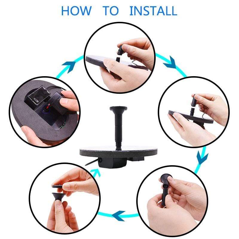 Mini Solar Water Fountain