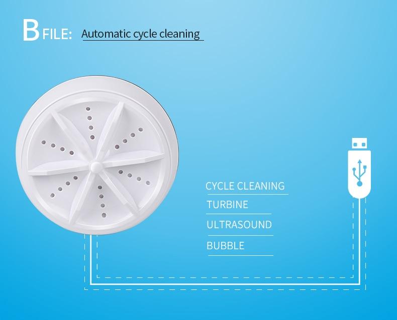 Mini Ultrasonic Portable Washing Machine and Dish Washer