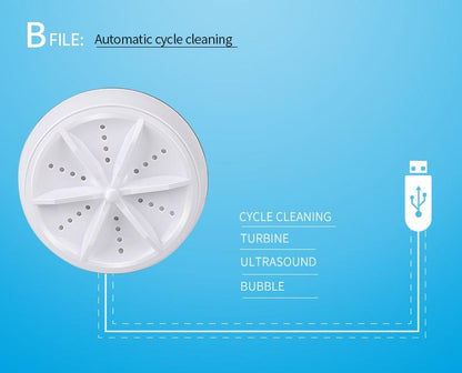 Mini Ultrasonic Portable Washing Machine and Dish Washer