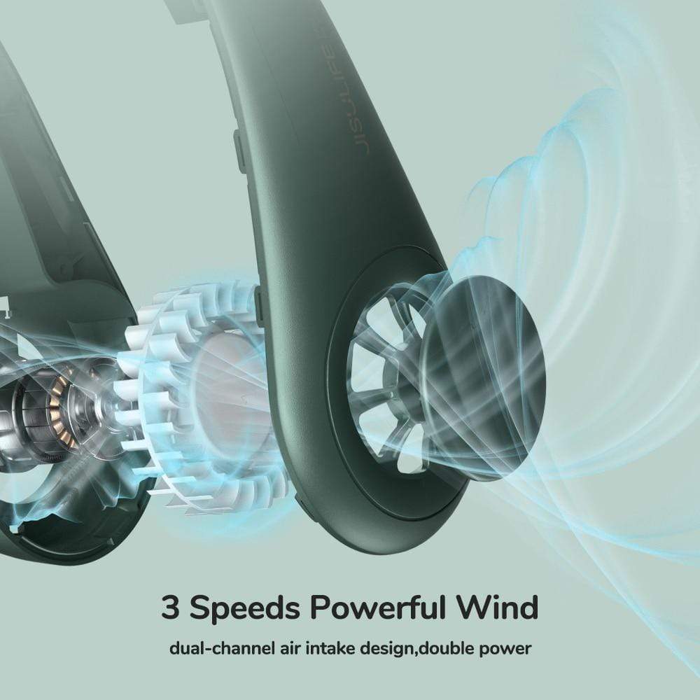 Portable Bladeless USB Rechargeable Cooling Neck Fan