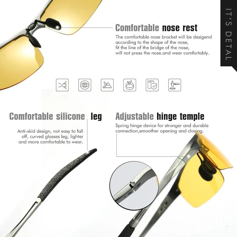 Night Driving HD Polarized Glasses