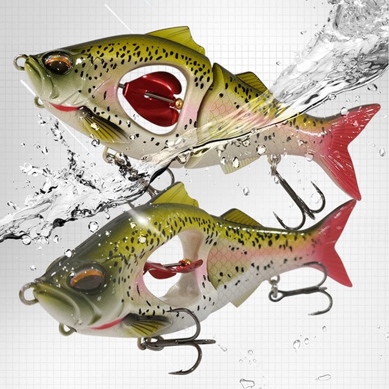 Propeller Glider Slow-Sinking Fishing Lures for Bass