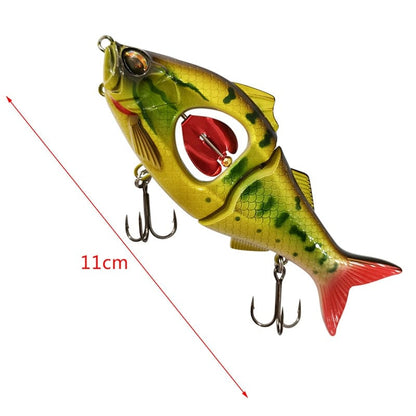 Propeller Glider Slow-Sinking Fishing Lures for Bass