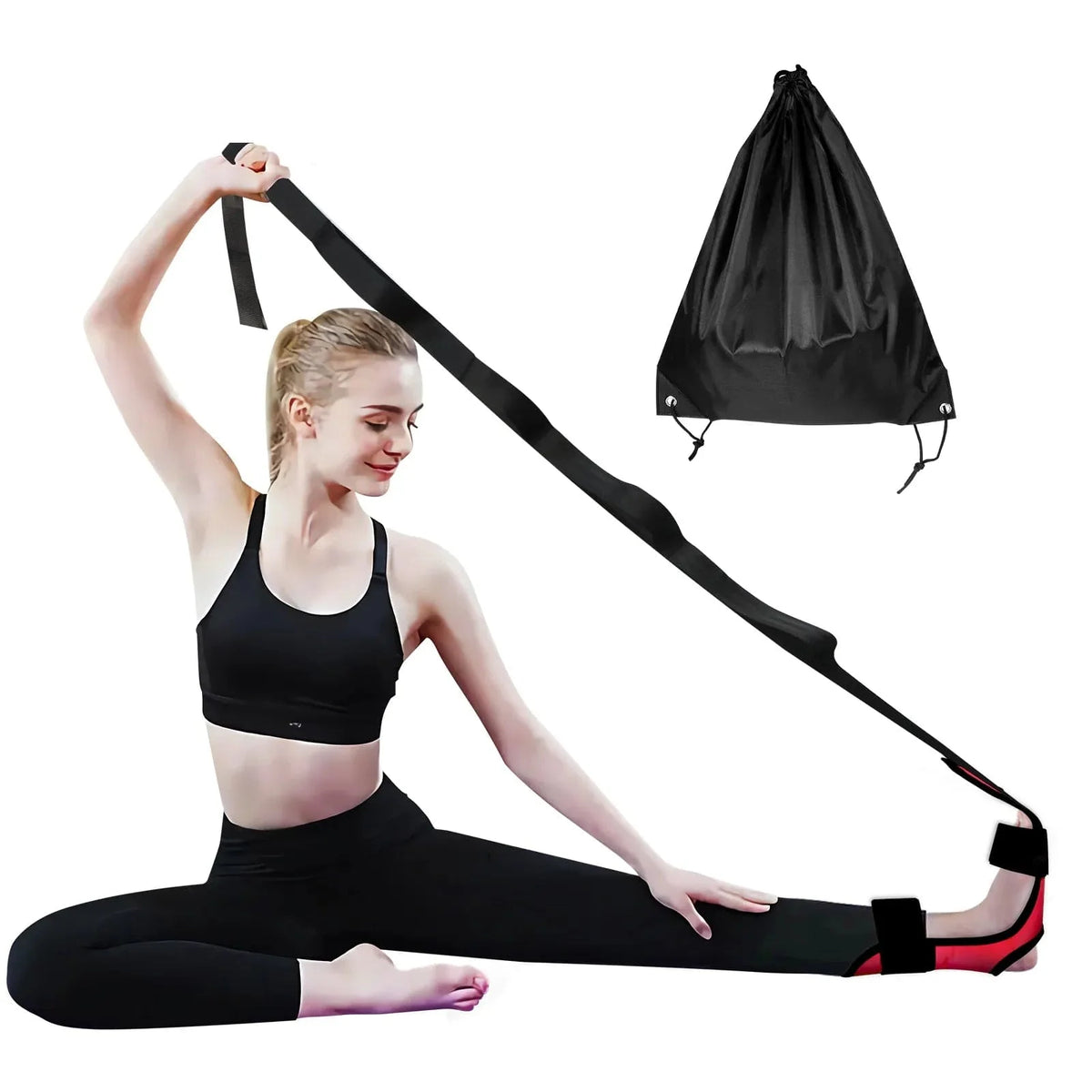 Foot and Calf Stretcher-Stretching Strap, Yoga Belt