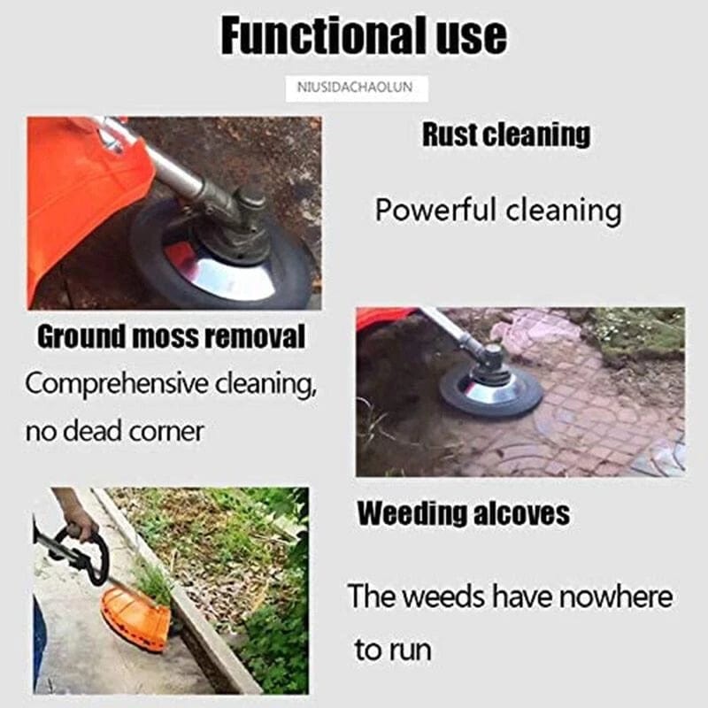 Steel Wire Brush Cutter Trimmer Head, Weed Cutting