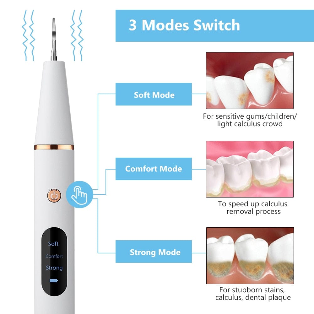 Ultrasonic Dental Scaler Teeth Whitening Wand, Teeth Cleaning Kit