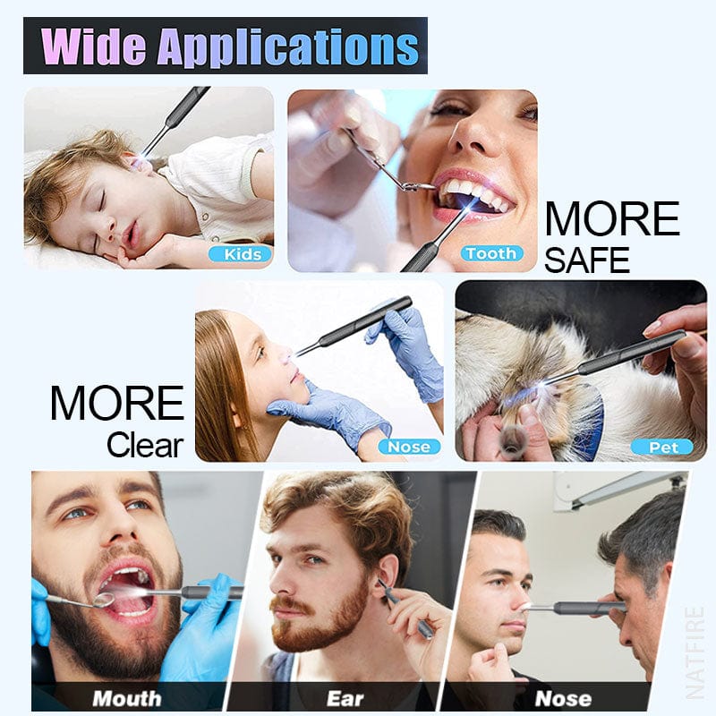 Wireless Otoscope Ear Wax Removal Tool, 1080P HD