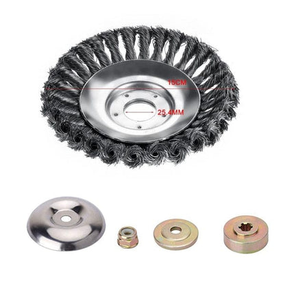 Steel Wire Brush Cutter Trimmer Head, Weed Cutting